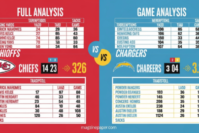 kansas city chiefs vs los angeles chargers match player stats
