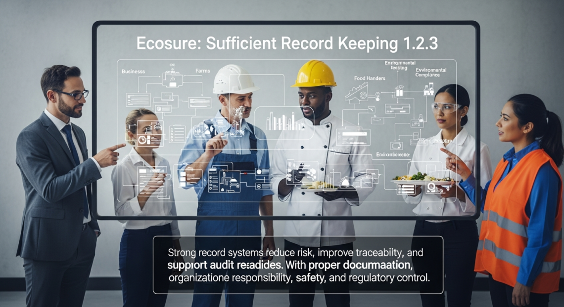 Ecosure sufficient record keeping 1.2.3