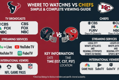 where to watch texans vs kansas city chiefs