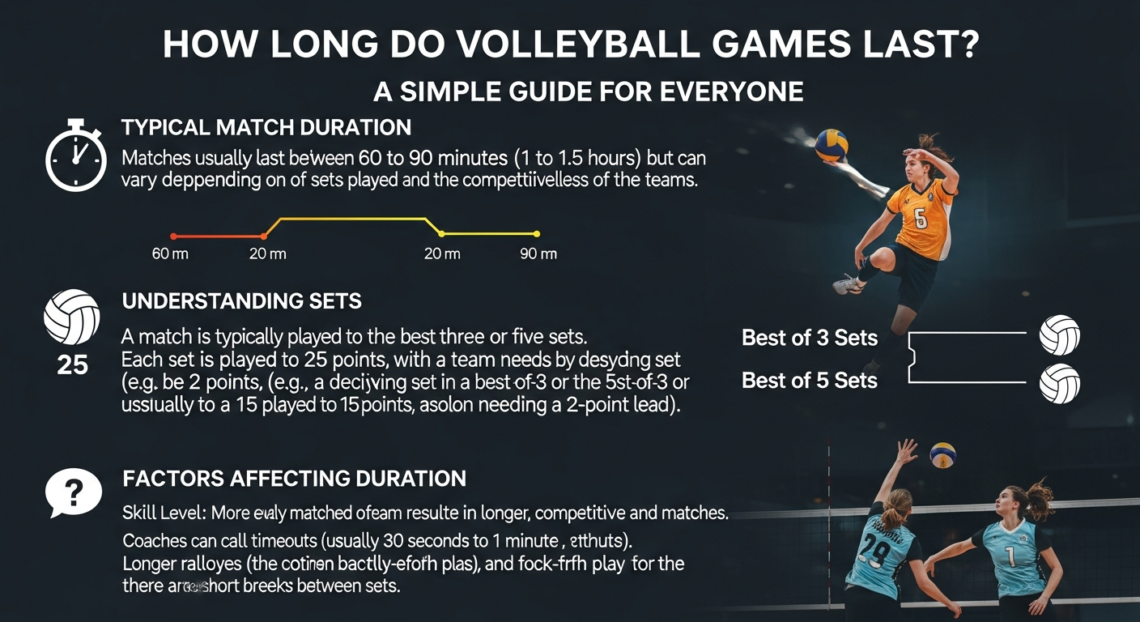 How long do volleyball games last