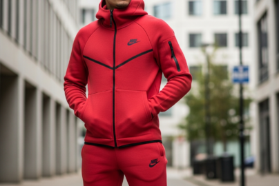 Red Nike Tech