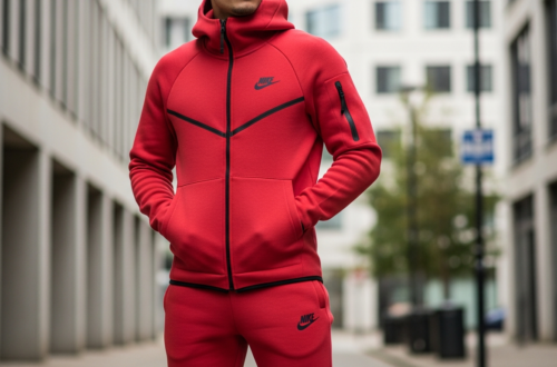 Red Nike Tech