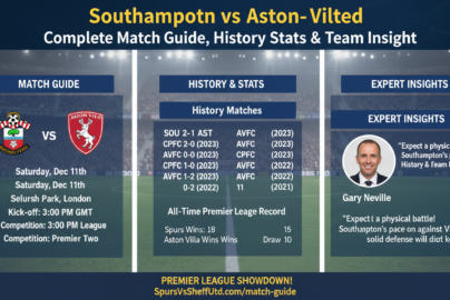 Southampton vs Aston Villa