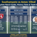 Southampton vs Aston Villa